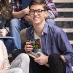 JONYEE Bi-Fold Leather Wallet for Teen Boys