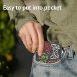 JONYEE Bi-Fold Leather Wallet for Teen Boys