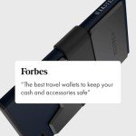 Midnight Blue Slim Metal Smart Wallet for Men