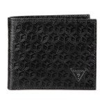 GUESS Men's Classic Black Bifold Wallet