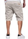 Men's Twill Cargo Shorts with Drawstring and Pockets