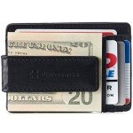 Alpine Swiss Harper Men's RFID Slim Wallet - Black