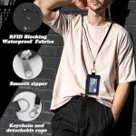 Minimalist Waterproof RFID Blocking Wallet - Black