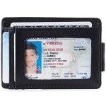 Alpine Swiss Harper Men's RFID Slim Wallet - Black