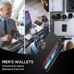 Slim RFID Blocking Leather Wallet for Men
