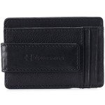 Alpine Swiss Harper Men's RFID Slim Wallet - Black