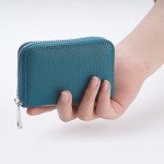 RFID Blocking Leather Accordion Wallet for Men