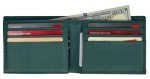 Forest Green RFID Slim Bifold Wallet for Men