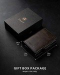 VULKIT RFID Blocking Leather Pop-Up Wallet - Espresso