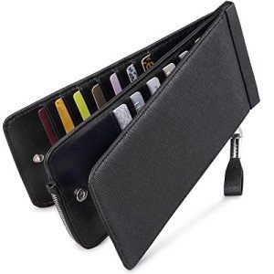 Men's RFID Blocking Leather Credit Card Wallet
