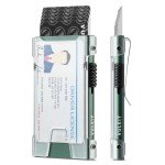 VULKIT RFID Slim Wallet for Men with Clip