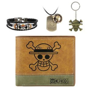 One Piece Luffy Bifold Wallet & Accessories Set