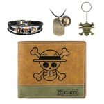 One Piece Luffy Bifold Wallet & Accessories Set