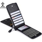 Men's RFID Blocking Leather Credit Card Wallet