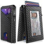Men's RFID Blocking Slim Wallet with Money Clip