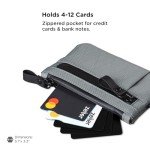 ALPAKA Minimalist Zip Pouch with RFID Blocking