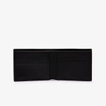 Lacoste Men's Black Fitzgerald Billfold Wallet