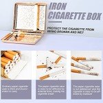 Retro Metal Cigarette Case and Credit Card Holder