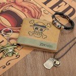 One Piece Luffy Bifold Wallet & Accessories Set