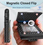 Men's RFID Blocking Slim Wallet with Money Clip