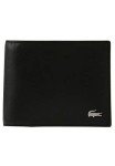 Lacoste Men's Black Fitzgerald Billfold Wallet