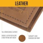 Carhartt Men's Bifold Leather Wallet - Brown