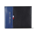 Tommy Hilfiger Men's Classic Bifold Wallet - Blue/Black