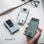 VULKIT RFID Slim Wallet for Men with Clip