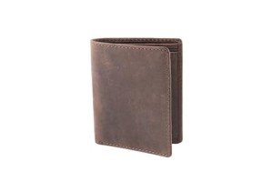 Theodore Men's Vintage Leather Slim Bifold Wallet