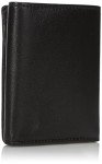 Perry Ellis Slim Trifold Wallet for Men - Black
