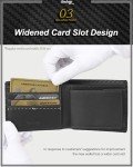 Men's Slim Bifold Wallet with Coin Pocket