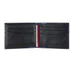 Tommy Hilfiger Men's Classic Bifold Wallet - Blue/Black