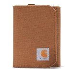 Carhartt Men's Durable Trifold Wallet in Leather or Canvas