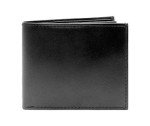 ASHLIN Men's Leather Bifold Wallet - Midnight Black