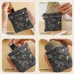 2 PCS Mini Soft PU Leather Coin Pouch
