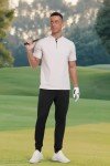 Slim Fit Black Golf Joggers with 5 Pockets