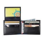 Tommy Hilfiger Men's Classic Bifold Wallet - Blue/Black