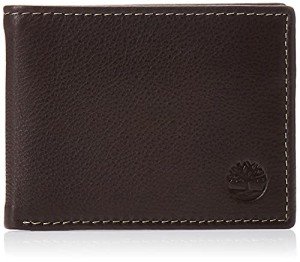 Timberland Men's Brown RFID Leather Bifold Wallet