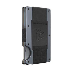 Men's Slim RFID Minimalist Wallet in Gunmetal
