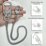 Men's Heavy Duty Biker Wallet Chain 25