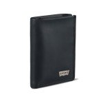 Levi's Slim Trifold Wallet with ID Window - Black