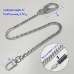 Men's Heavy Duty Biker Wallet Chain 25