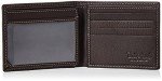 Timberland Men's Brown RFID Leather Bifold Wallet