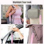 Unisex Wristlet Keychain Lanyard in Pink