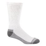 Fruit of the Loom Men's Heavy Duty White Athletic Socks