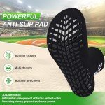 Anti-Slip Soccer Socks for Men and Boys - Black