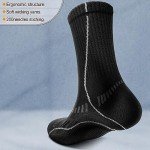 Men's Compression Sports Crew Socks - 6 Pairs