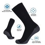 Men's 10-Pack Heavy Cushion Crew Athletic Socks