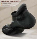 BULLIANT Men's Cushioned No-Show Ankle Socks