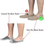 Jormatt 6 Pairs No Show Athletic Socks
